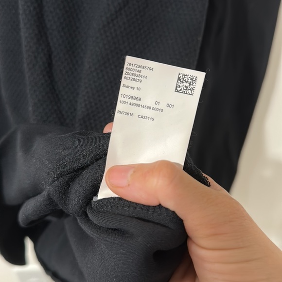 • Boss • Men’s Sidney 10 Quarter Zip Pullover Sweatshirt Navy Blue Medium - Picture 5 of 5